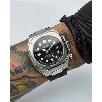 Custom Seiko Mod • Black Kanagawa BR05 • 42mm